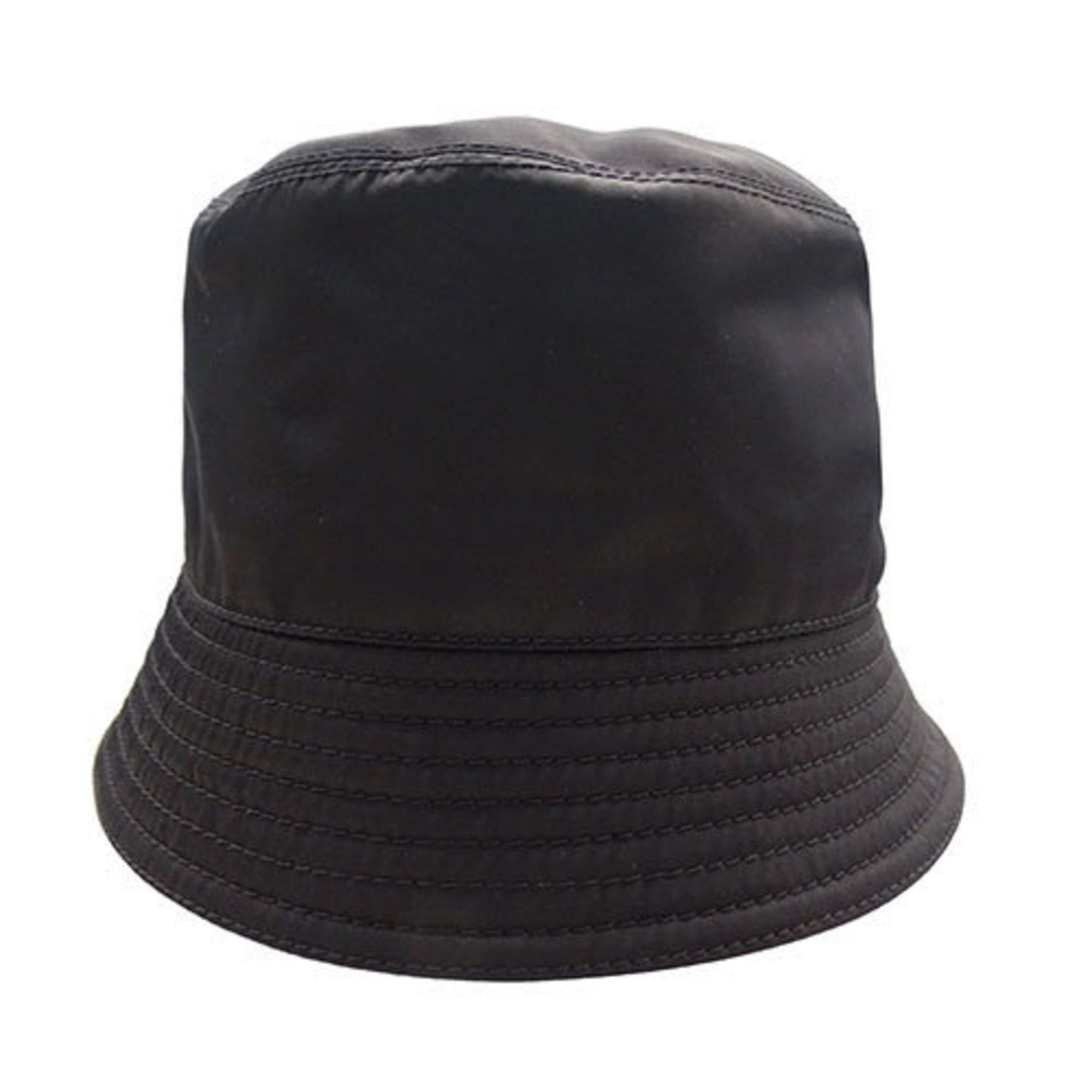 PRADA Hats for Women and Men, Re-Nylon Bucket Hat, Black, 1HC137, S