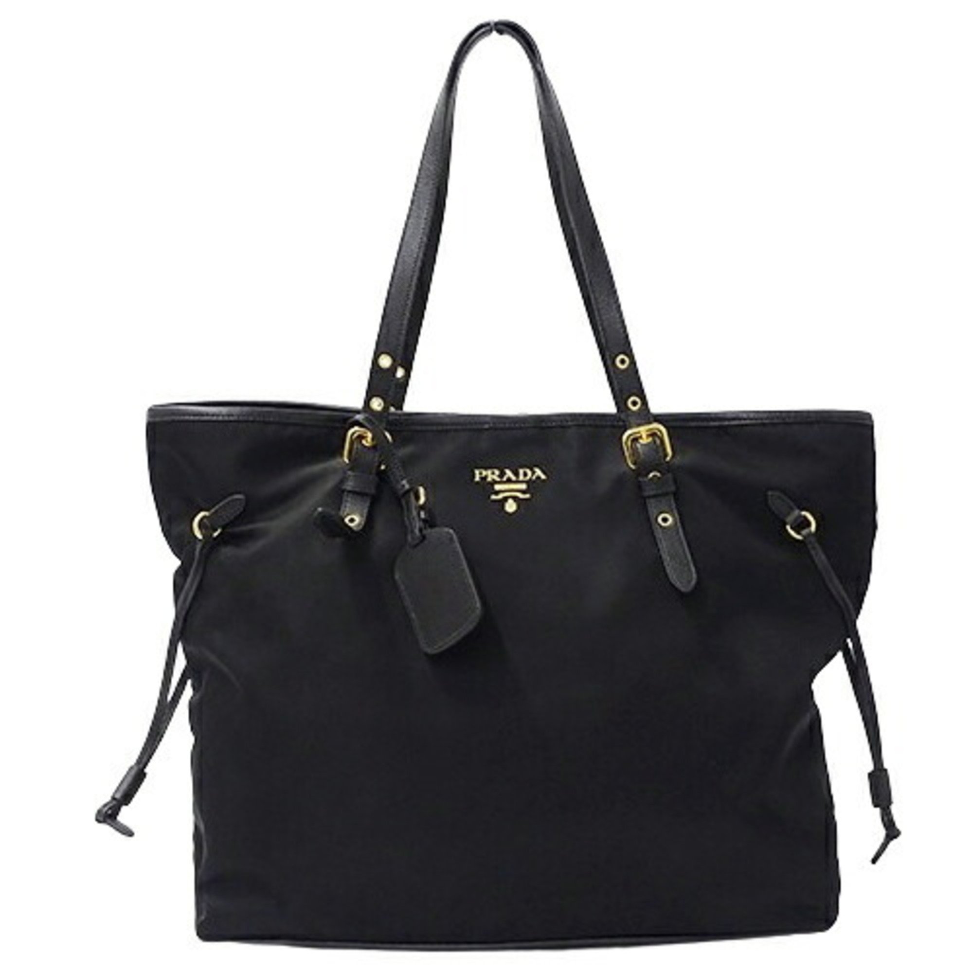 PRADA Bags for Women and Men, Tote Bags, Nylon, Black