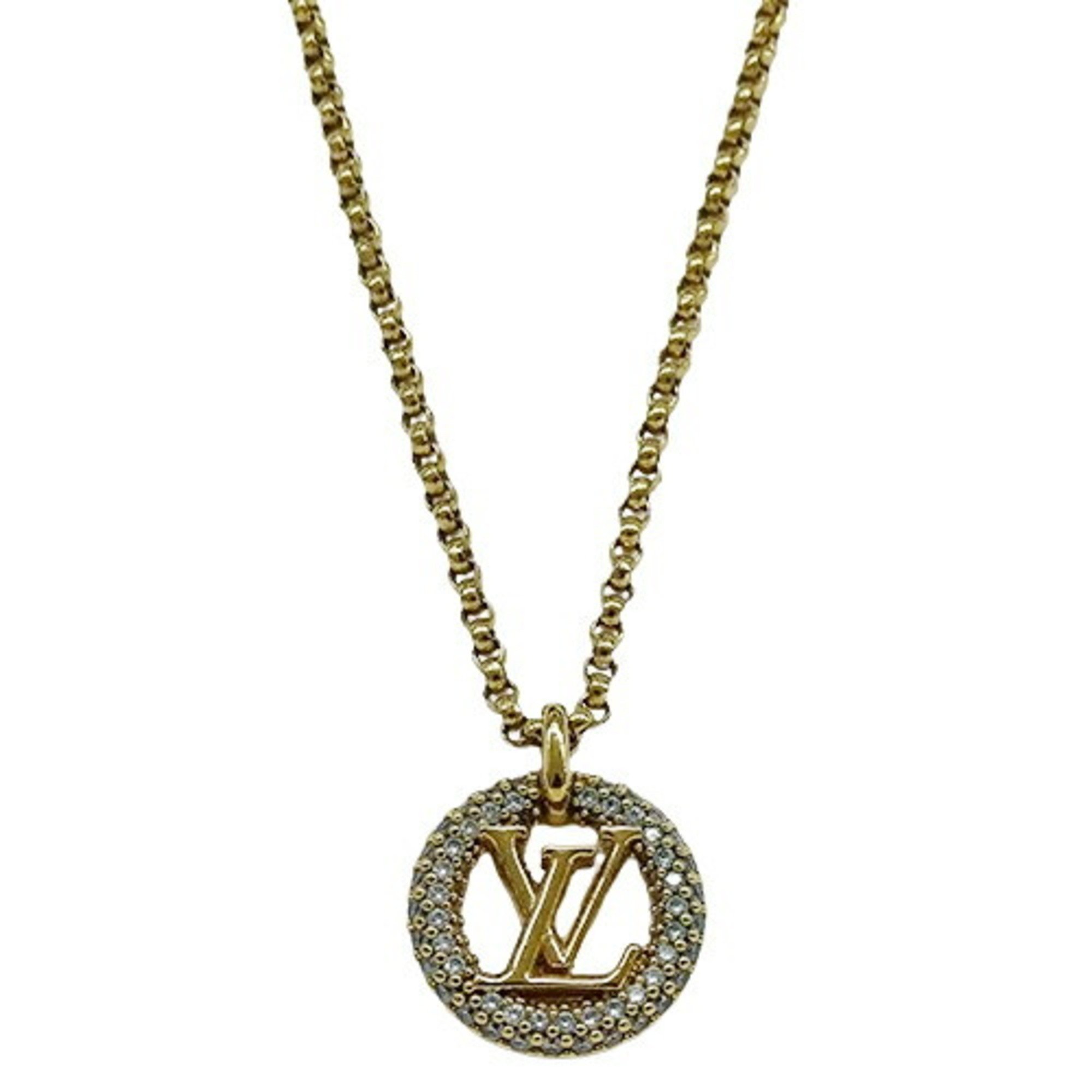 LOUIS VUITTON Necklace for Women Metal Strass Collier Louise by Night Gold M00759 RM1214