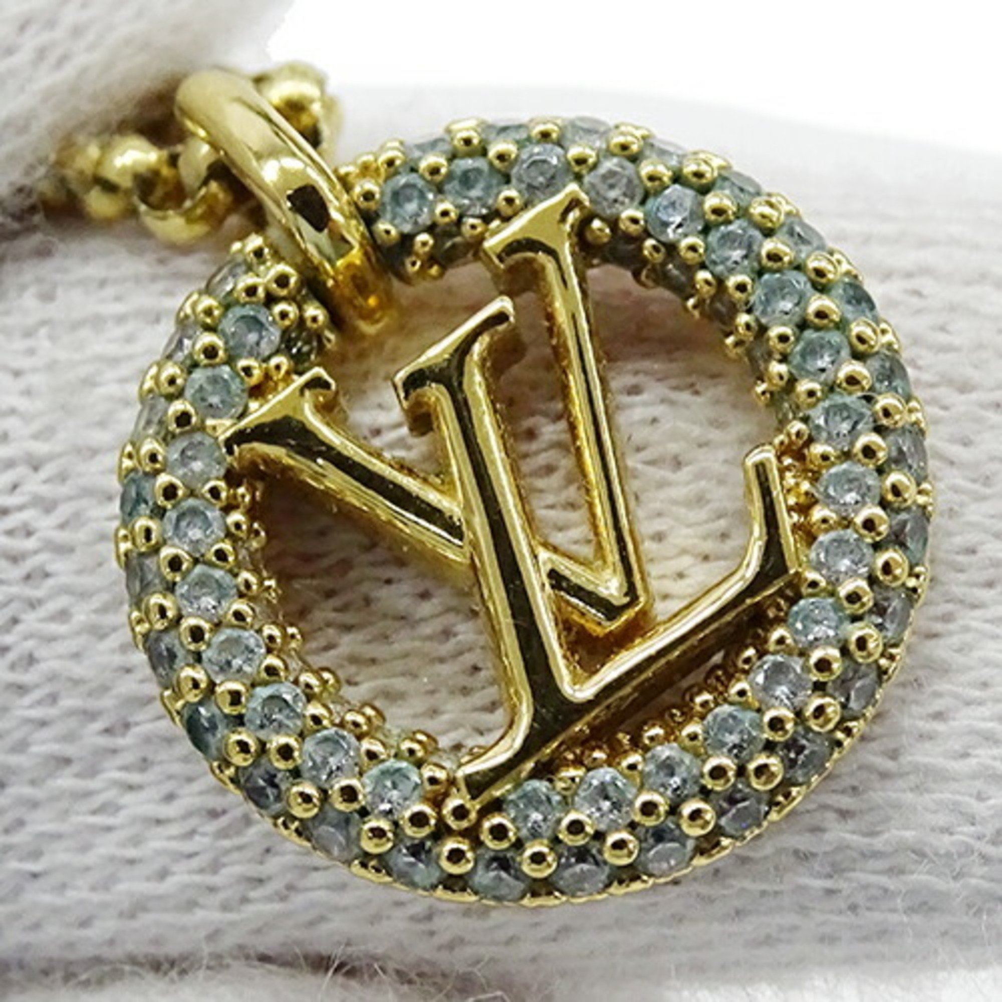 LOUIS VUITTON Necklace for Women Metal Strass Collier Louise by Night Gold M00759 RM1214