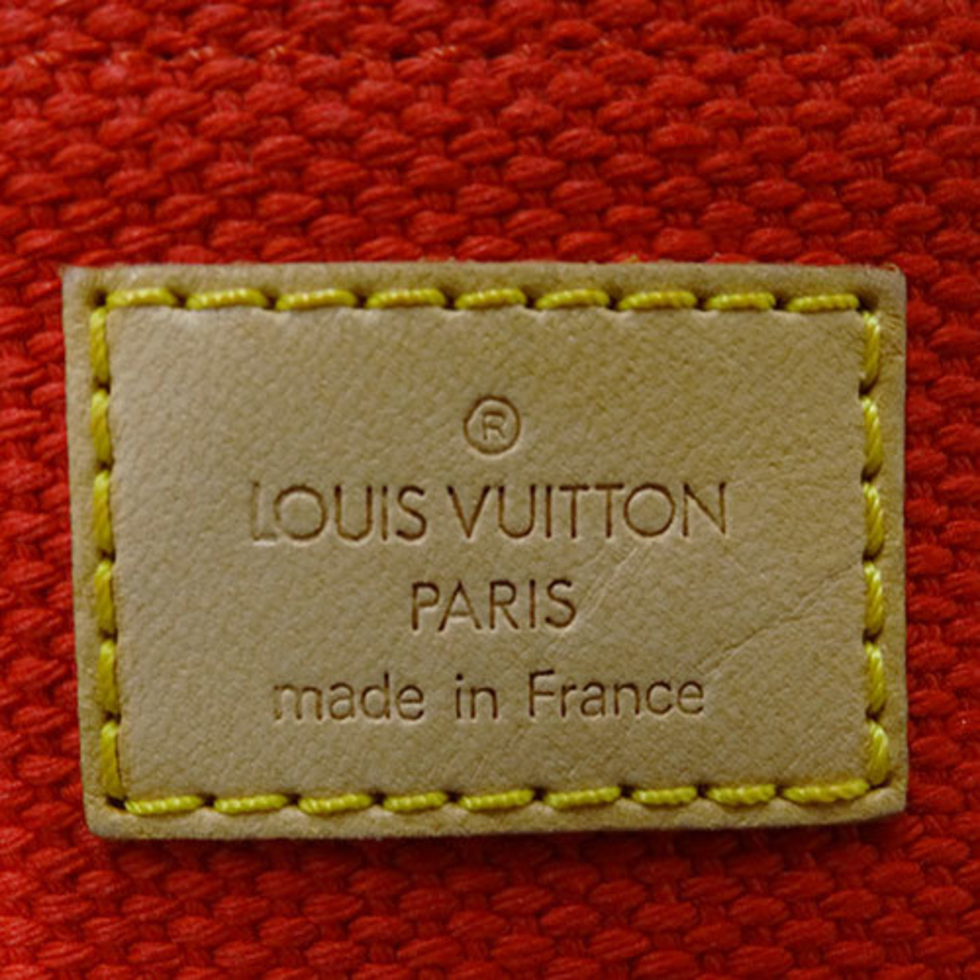 Louis Vuitton LOUIS VUITTON Bag Antigua Women's Men's Shoulder Canvas Buzas PM Rouge Red M40040