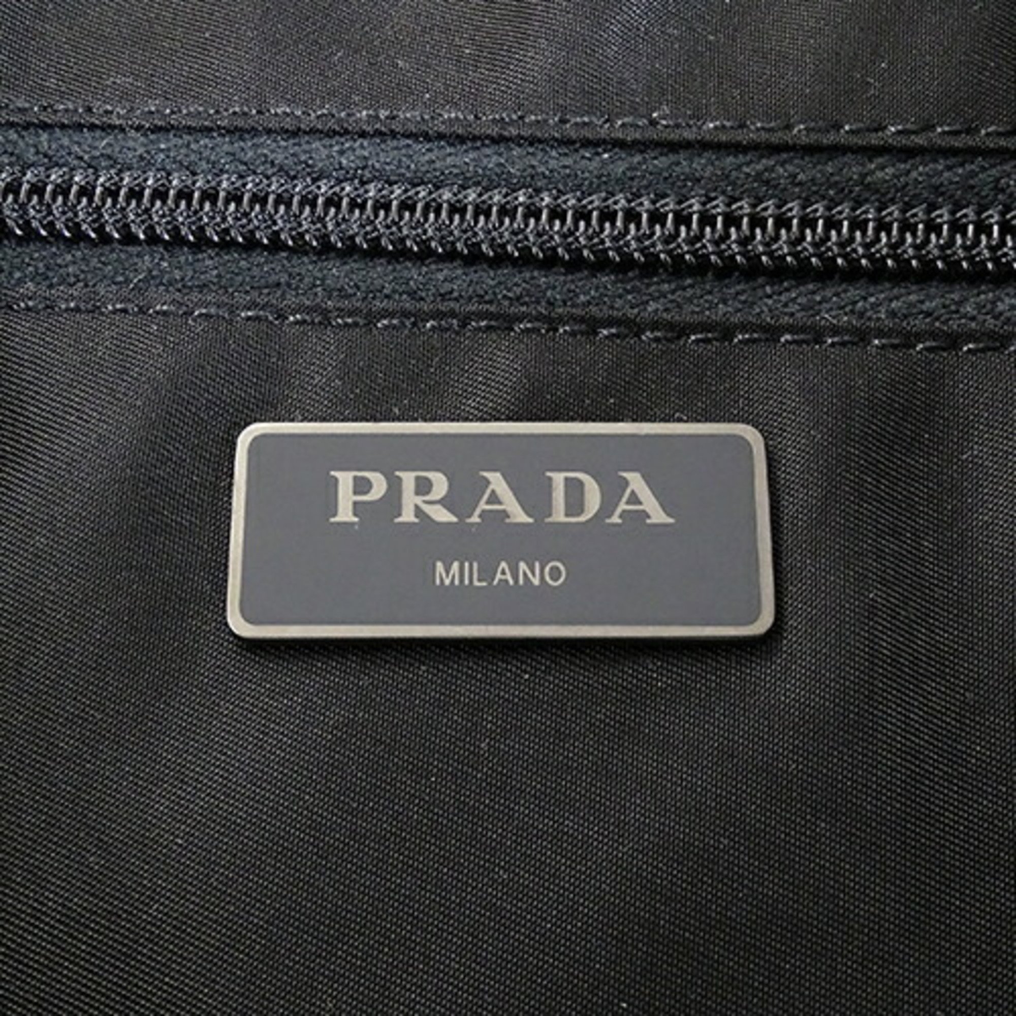 PRADA Bag Men's Backpack Nylon Navy V136 Camouflage