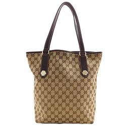 GUCCI Bag Women's Tote Brown GG Canvas 153009 Outing