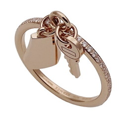 Hermes HERMES Ring for Women 750PG Diamond Kelly Crochet PM Pink Gold #50 Approx. Size 10 Polished