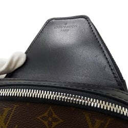 Louis Vuitton LOUIS VUITTON Bag Monogram Macassar Men's Body Shoulder Avenue Sling M46327 Brown Black