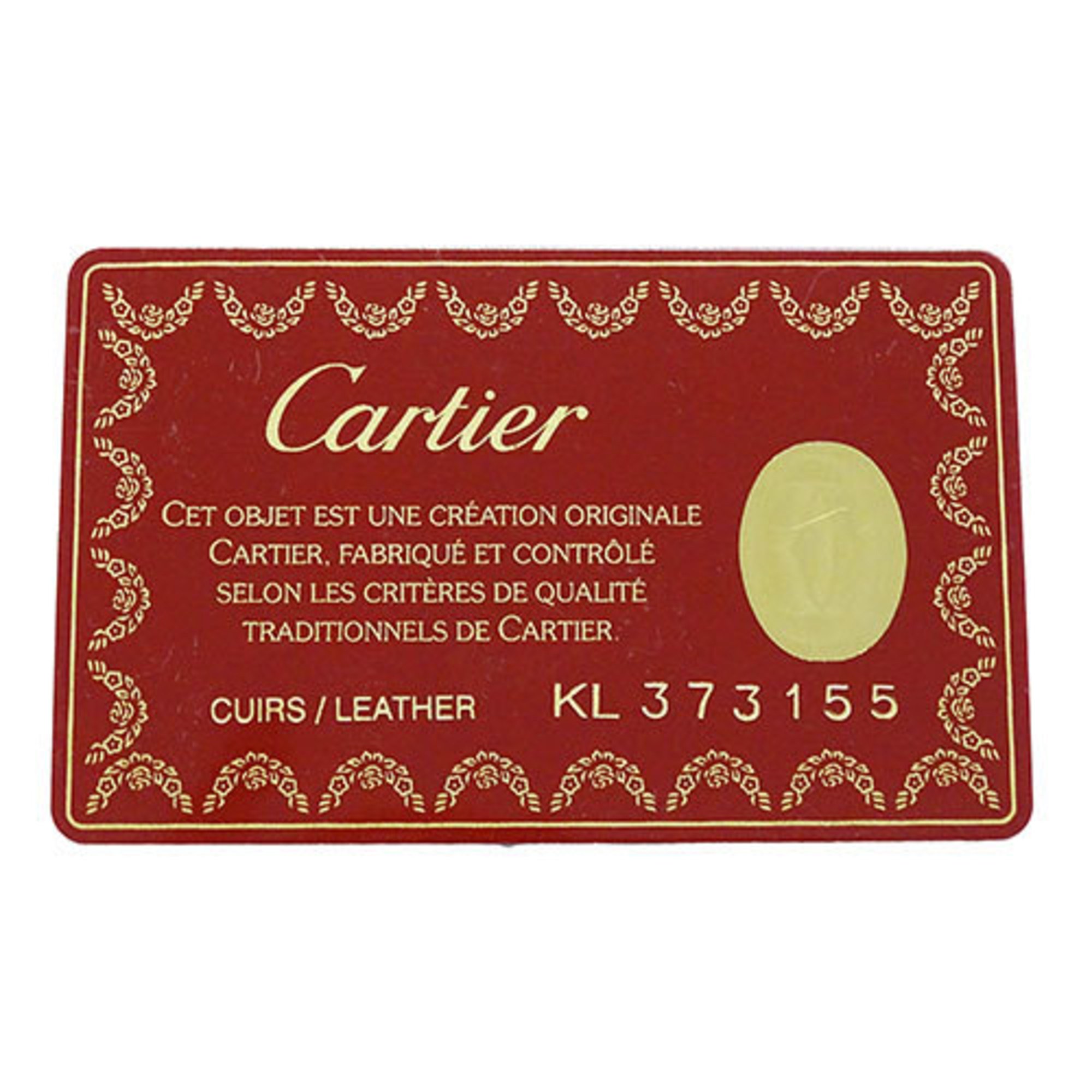 Cartier Women's Handbag - Leather Black L3000496