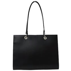 Cartier Women's Tote Bag Panther Leather Black