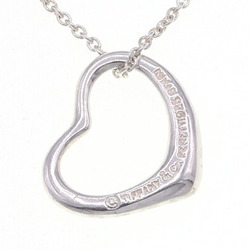 Tiffany Necklace Elsa Peretti Heart SV Sterling Silver 925 Pendant Choker Women's TIFFANY&Co.