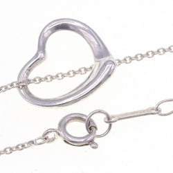 Tiffany Necklace Elsa Peretti Heart SV Sterling Silver 925 Pendant Choker Women's TIFFANY&Co.