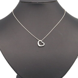 Tiffany Necklace Elsa Peretti Heart SV Sterling Silver 925 Pendant Choker Women's TIFFANY&Co.