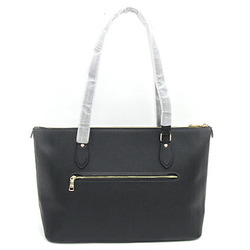 Coach Tote Bag CH285 Black Leather Shoulder for Women COACH