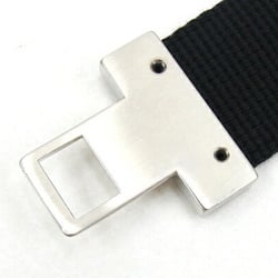 Dunhill belt black canvas metal fashion men dunhill