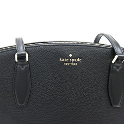 Kate Spade Tote Bag Monet Large Triple Compartment WKRU6948 Black Leather Shoulder Women's