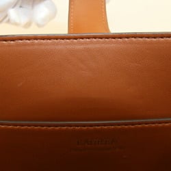 Ralph Lauren Lauren Ralph handbag brown leather tea ladies LAUREN RALPH