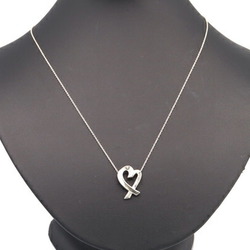 Tiffany Necklace Paloma Picasso Loving Heart SV Sterling Silver 925 Pendant Choker Women's TIFFANY&Co.