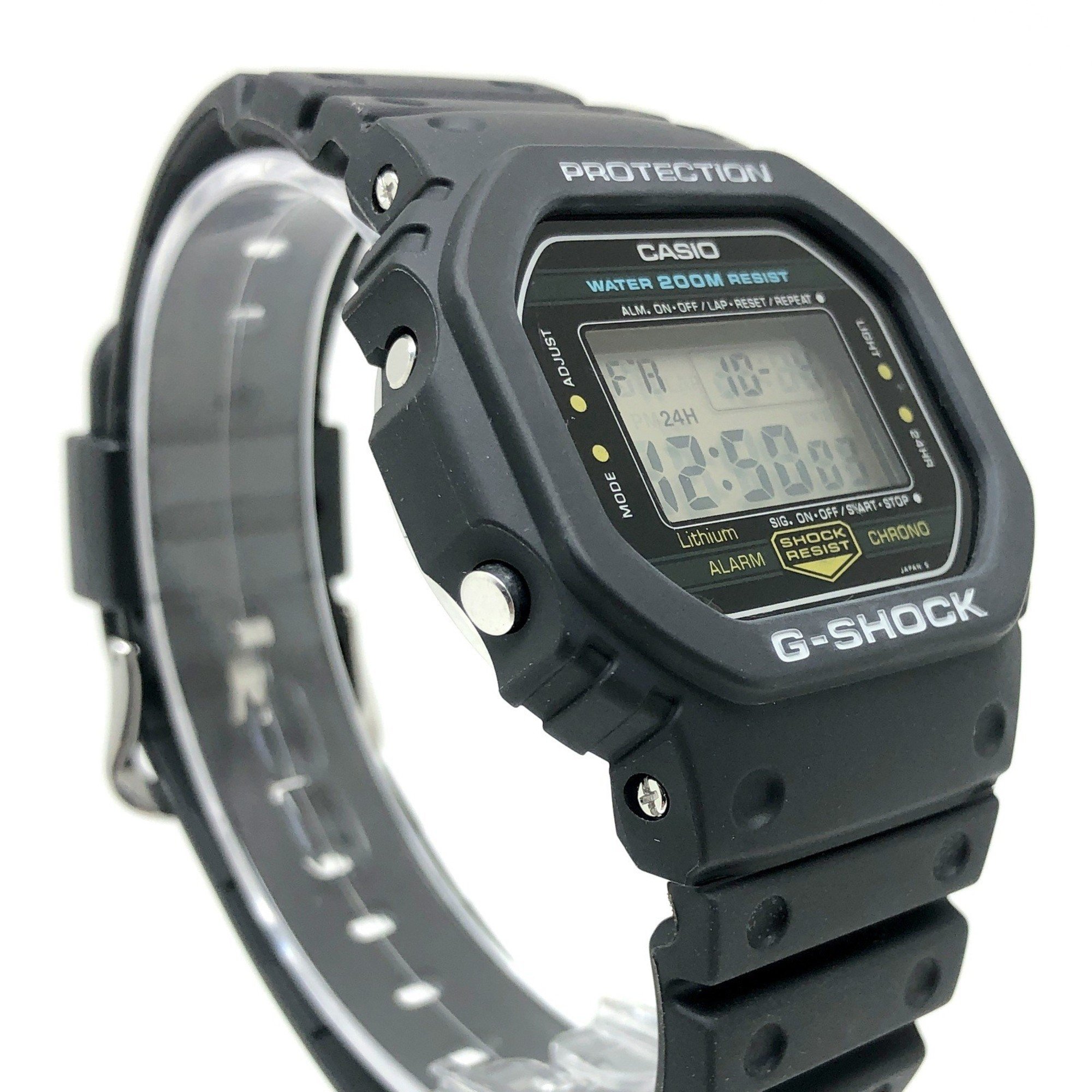 G-SHOCK CASIO Watch DW-5200C-1 M240 Officially restored by Ice Hockey CM Hero Model Mirrored back Released in June 1984 Mikunigaoka Store