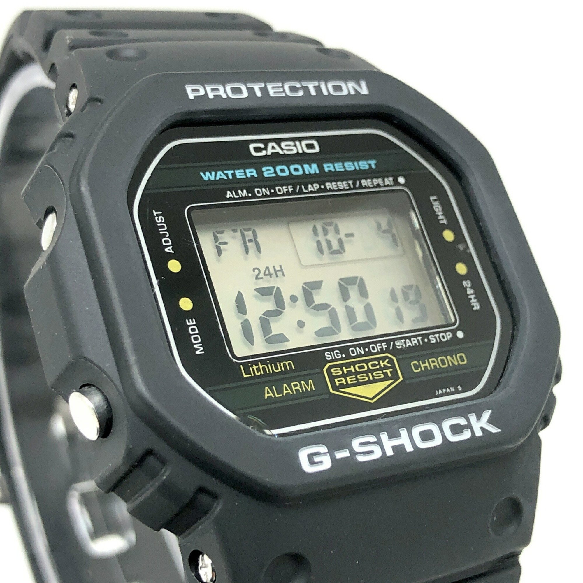 G-SHOCK CASIO Watch DW-5200C-1 M240 Officially restored by Ice Hockey CM Hero Model Mirrored back Released in June 1984 Mikunigaoka Store