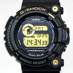 G-SHOCK CASIO Watch GW-225A-1 25th ANNIVERSARY FROGMAN Dawn Black Anniversary Frogman Tough Solar Gold x Released in May 2007 Mikunigaoka Store