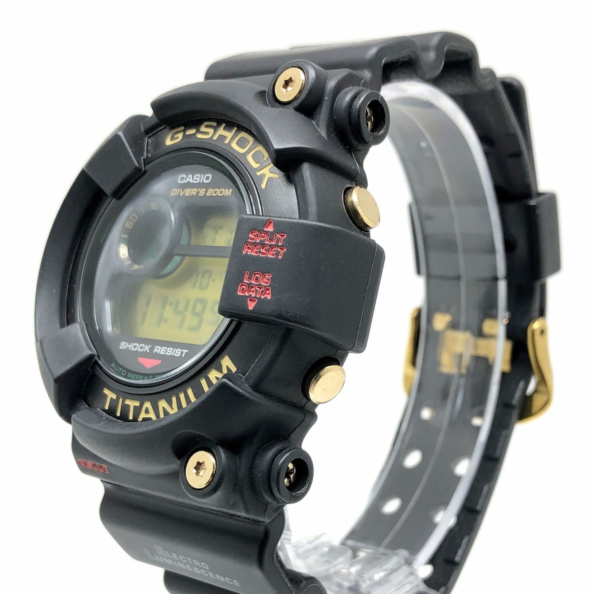 G-SHOCK CASIO Watch DW-8201NT-1 7th FROGMAN Anniversary Model First Color Titanium Case Released November 2000 Mikunigaoka Store