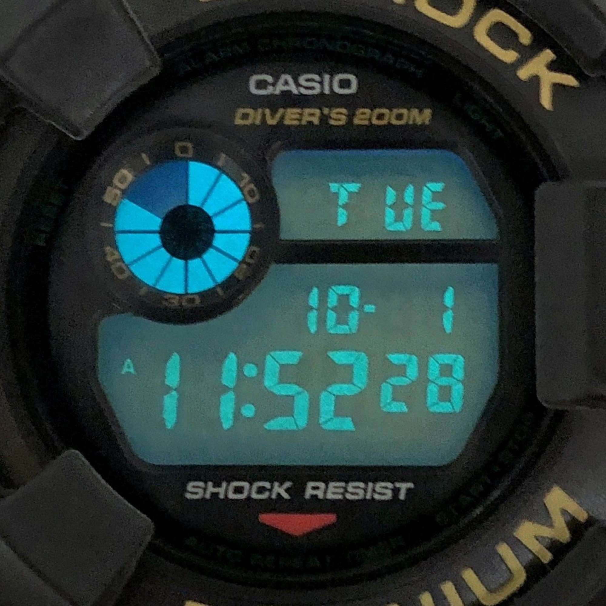 G-SHOCK CASIO Watch DW-8201NT-1 7th FROGMAN Anniversary Model First Color Titanium Case Released November 2000 Mikunigaoka Store