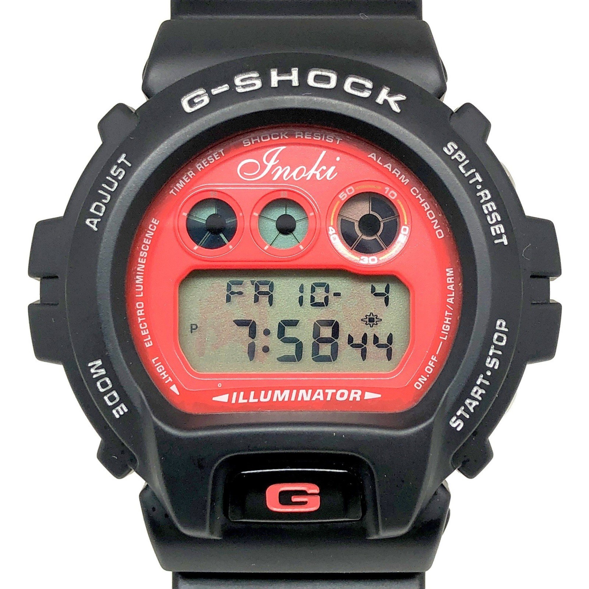 G-SHOCK CASIO Watch DW-6900BIN-9 Antonio Inoki Limited Collaboration Model Fighting Spirit EL Backlight ANTONIO INI Released in 2001 Mikunigaoka Store