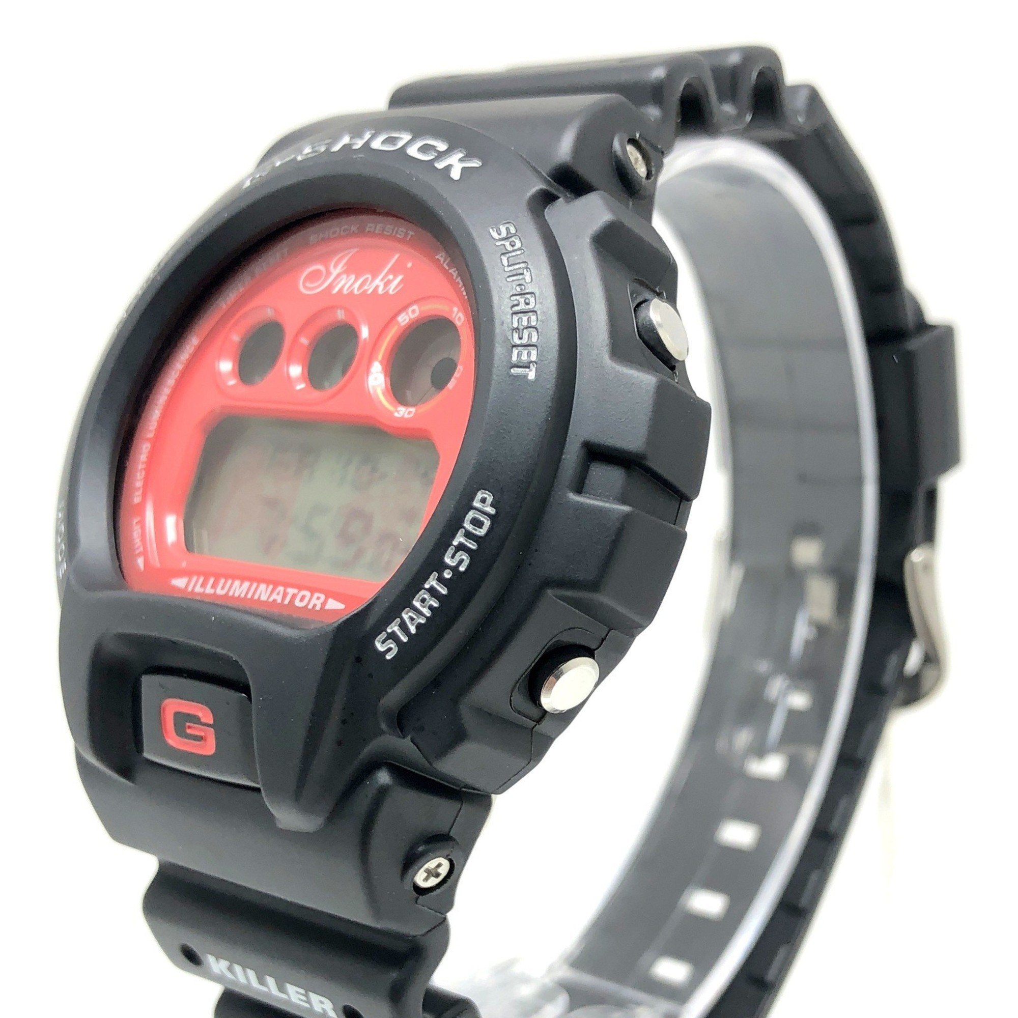 G-SHOCK CASIO Watch DW-6900BIN-9 Antonio Inoki Limited Collaboration Model Fighting Spirit EL Backlight ANTONIO INI Released in 2001 Mikunigaoka Store