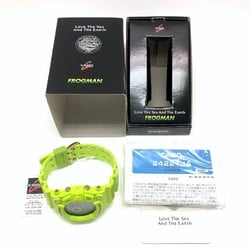 G-SHOCK CASIO Watch GW-200F-3 FROGMAN EARTHWATCH Frogman Earth Tree Frog Irukuji Tough Solar Paint Yellow Green Lime Irukujiraka Released in June 2009 Mikunigaoka Store