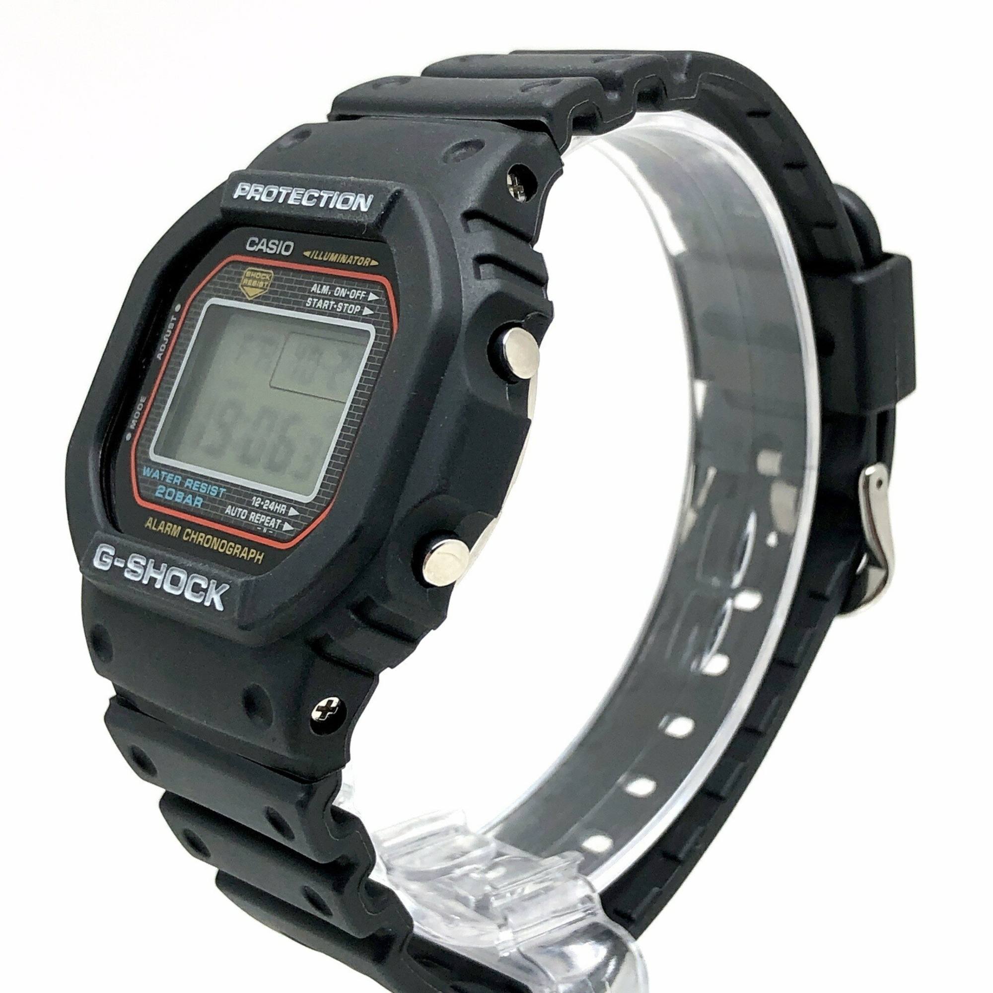 G-SHOCK CASIO Watch DW-5000-1 Reproduction of the first model DW-5000C Screw back EL backlight Released in March 2001 Mikunigaoka store