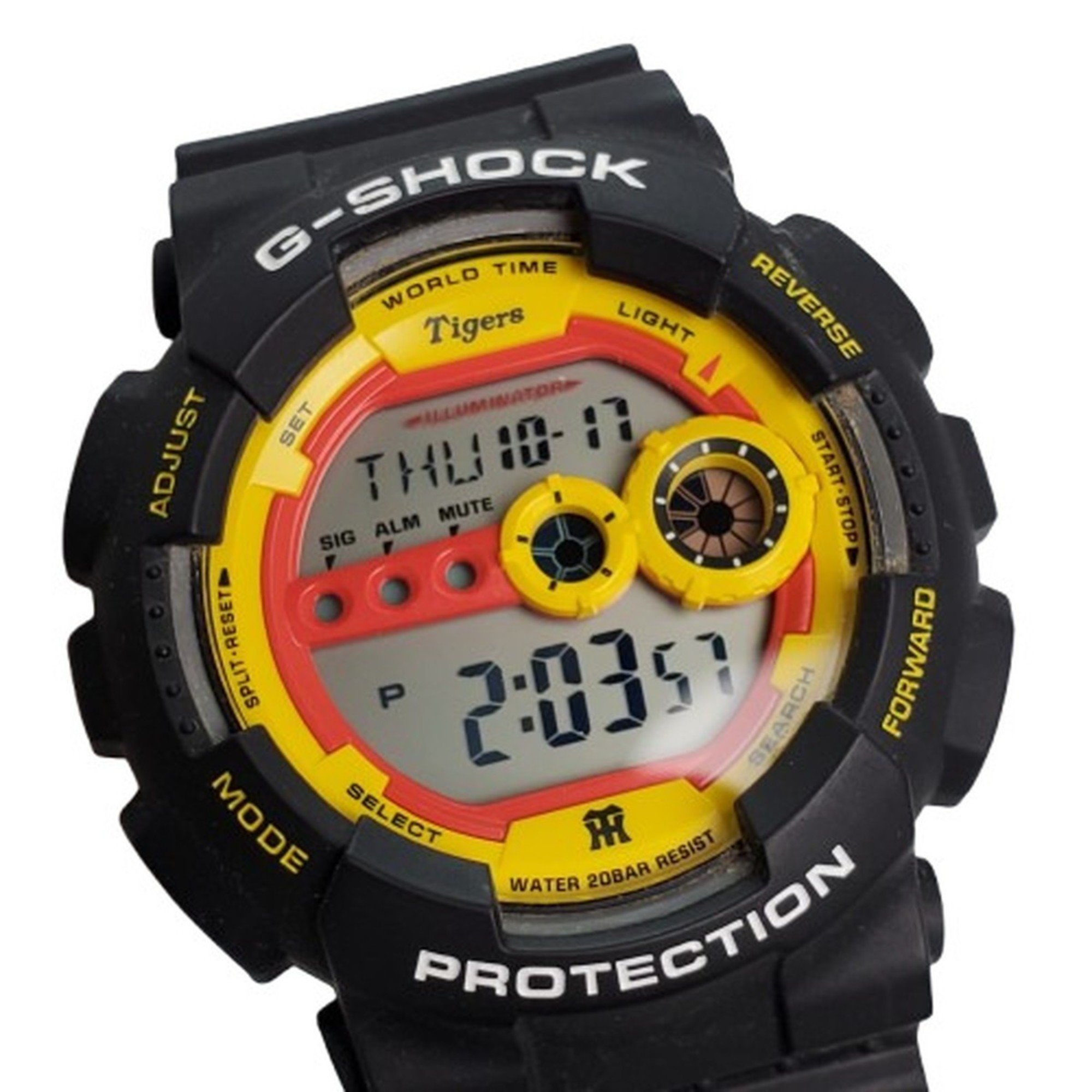 G-SHOCK CASIO GD-100TG-1 Hanshin Tigers Collaboration 2016 LIMITED MODEL Limited NPB Japanese Professional Baseball Digital Black Yellow Kaizuka Store