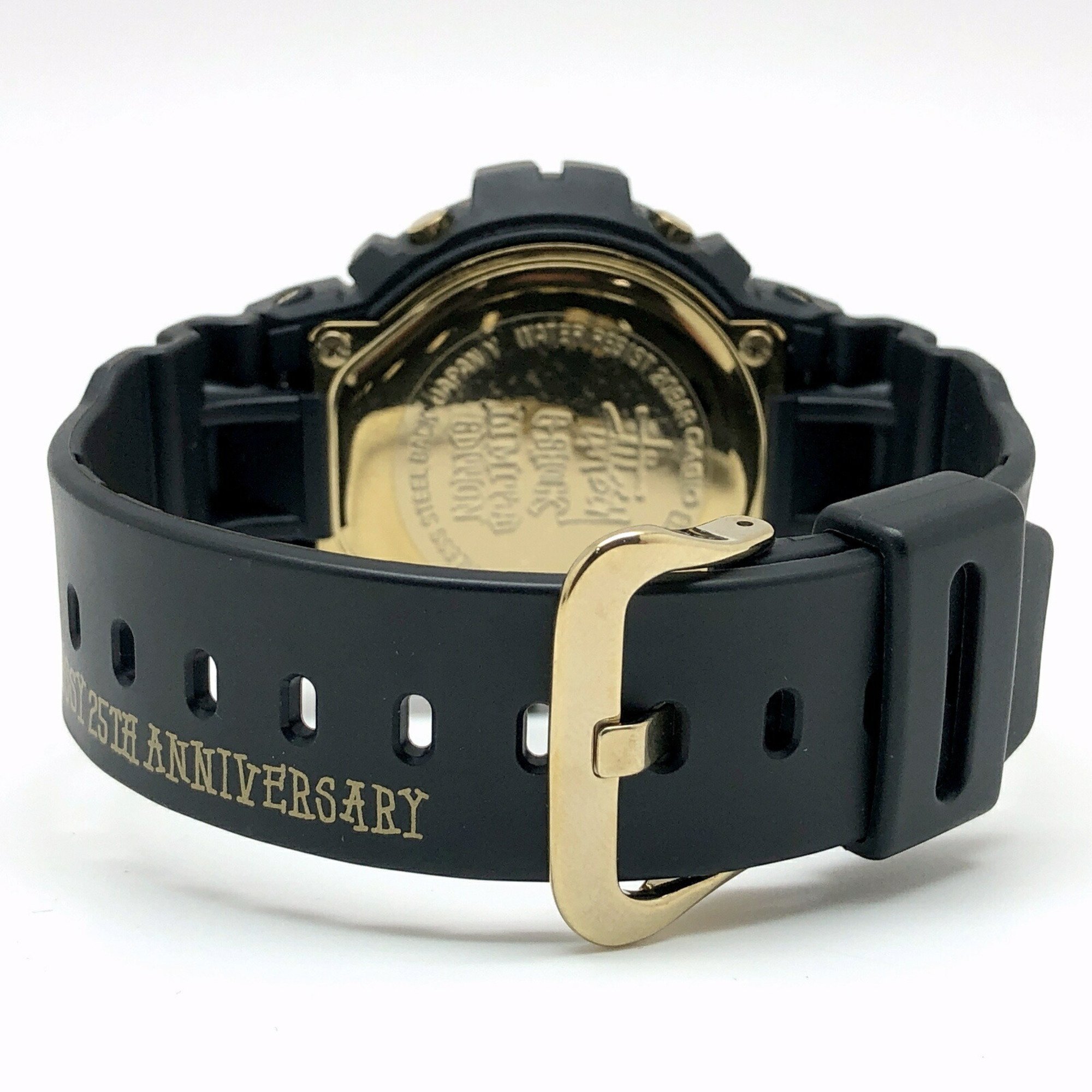 G-SHOCK CASIO Watch DW-6900STS-9 STUSSY 25th ANNIVERSARY 2nd Model Stussy Anniversary Collaboration Black x Gold Released August 2005 Mikunigaoka Store