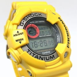 G-SHOCK CASIO Watch DW-9900GF-9 FROGMAN 3rd generation small Frogman Yellow metallic paint Titanium case Red eyes Diving frog EL Released in March 2001 Mikunigaoka store