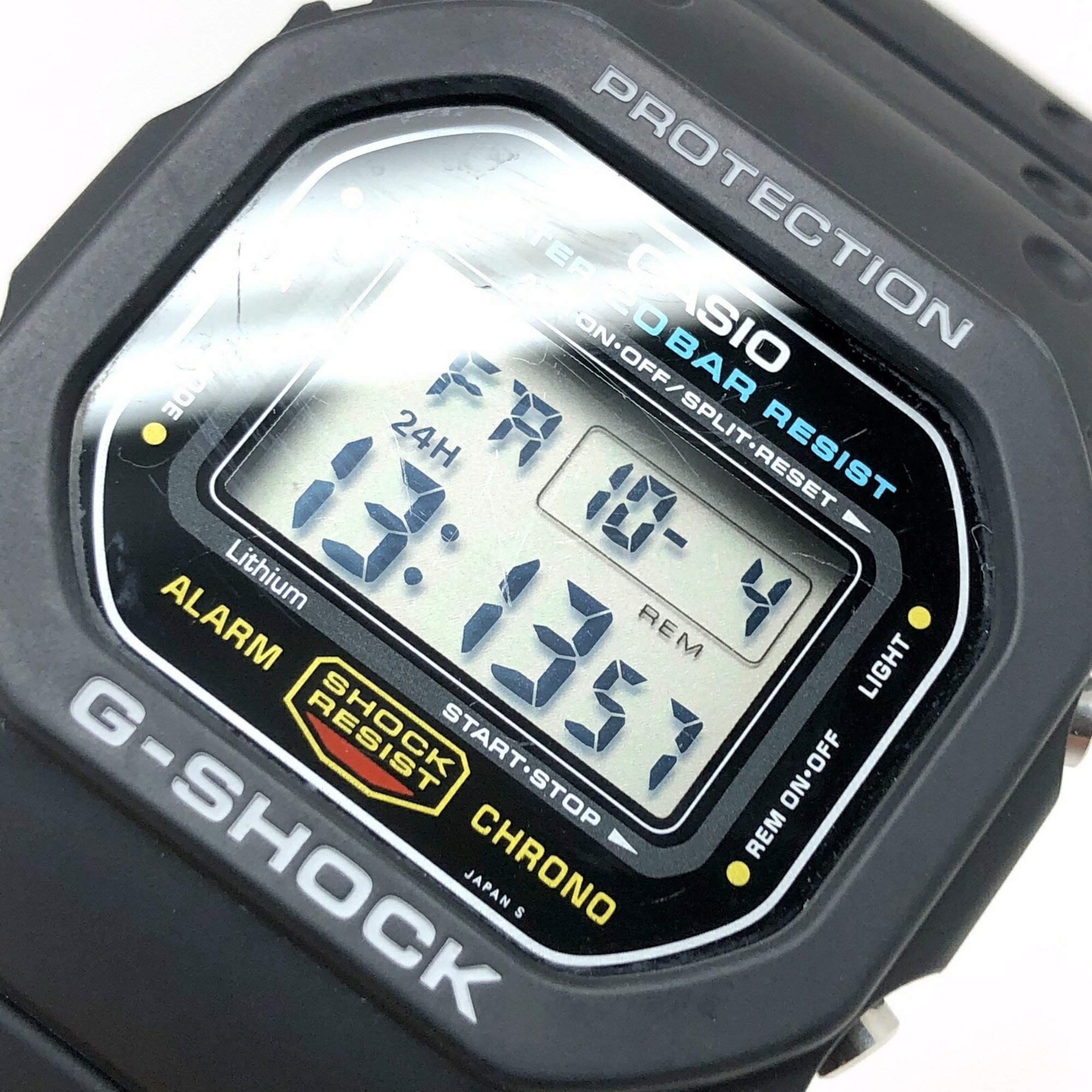 G-SHOCK CASIO Watch DW-5600C-1 M901 Officially Restored Product Domestic 20 BAR Speed Model Orange Miniature Light Stepless Bezel SPEED Released June 1987 Mikunigaoka Store