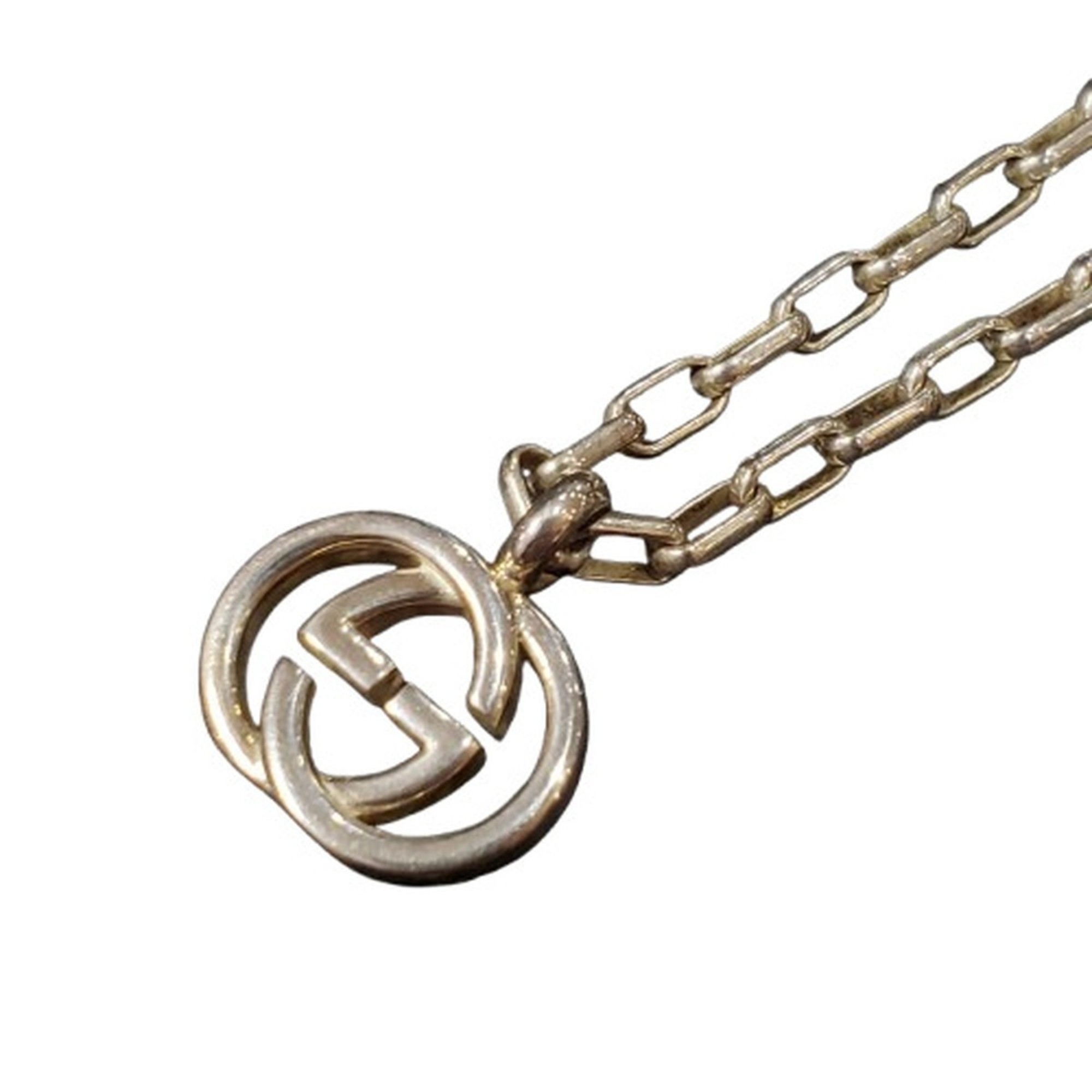 GUCCI Gucci Double G Silver Necklace AG925 Sv925 Men's Women's Kaizuka Store