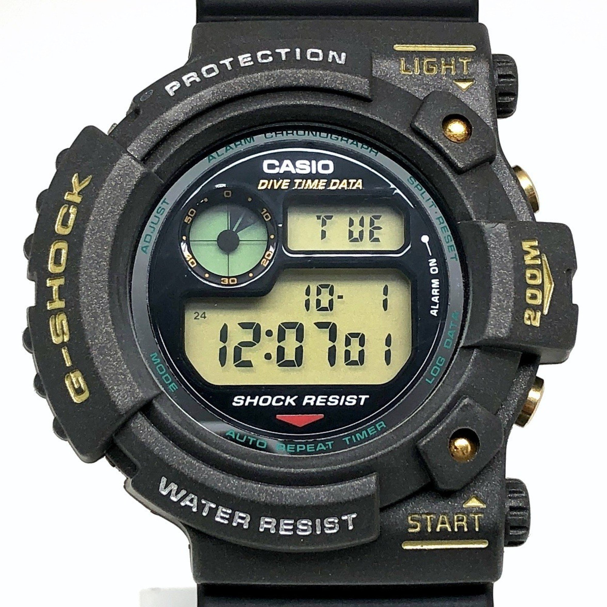 G-SHOCK CASIO Watch DW-6300B-8 FROGMAN First generation Frogman Dark metallic gray Gunmetal Green miniature bulb Released November 1994 Mikunigaoka store