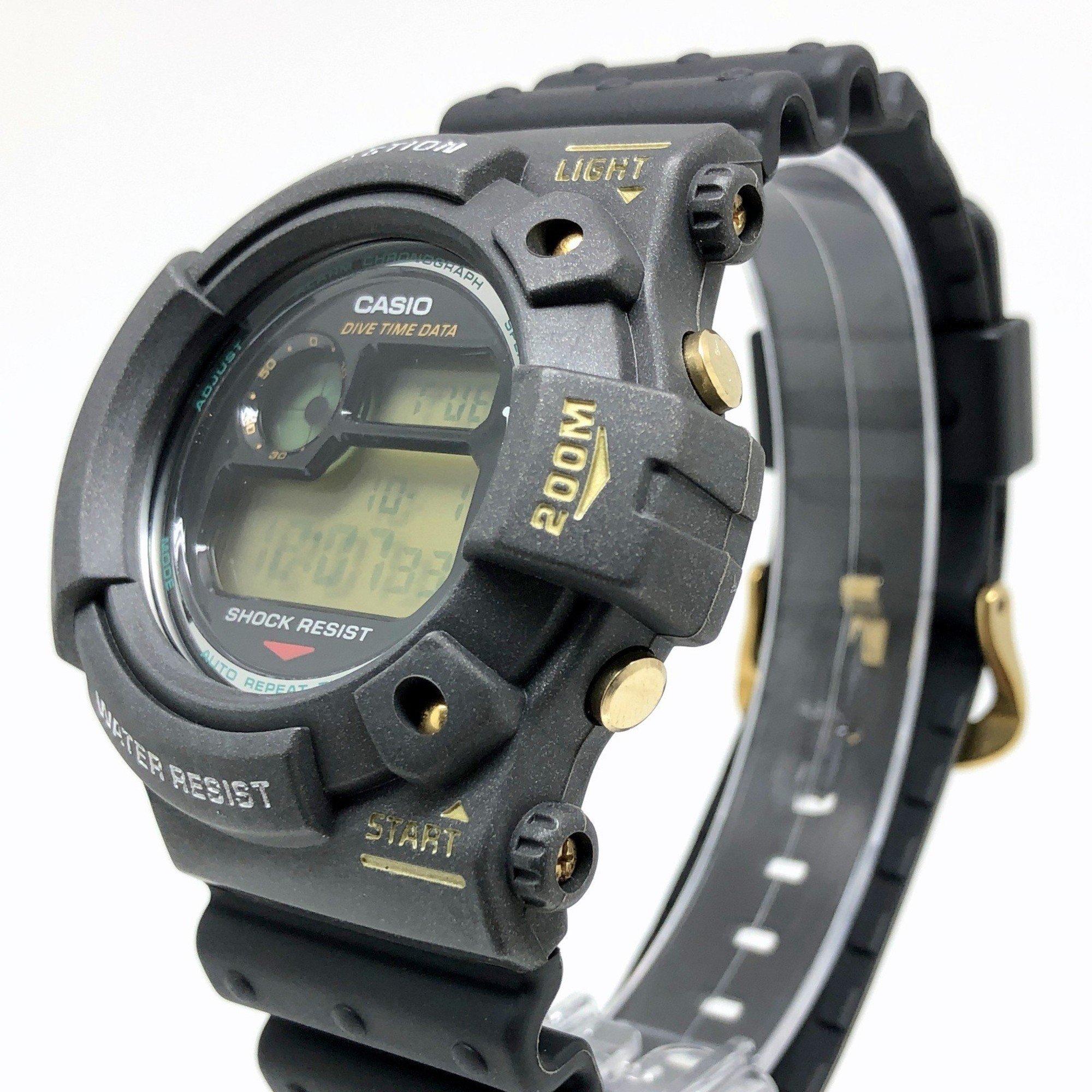 G-SHOCK CASIO Watch DW-6300B-8 FROGMAN First generation Frogman Dark metallic gray Gunmetal Green miniature bulb Released November 1994 Mikunigaoka store