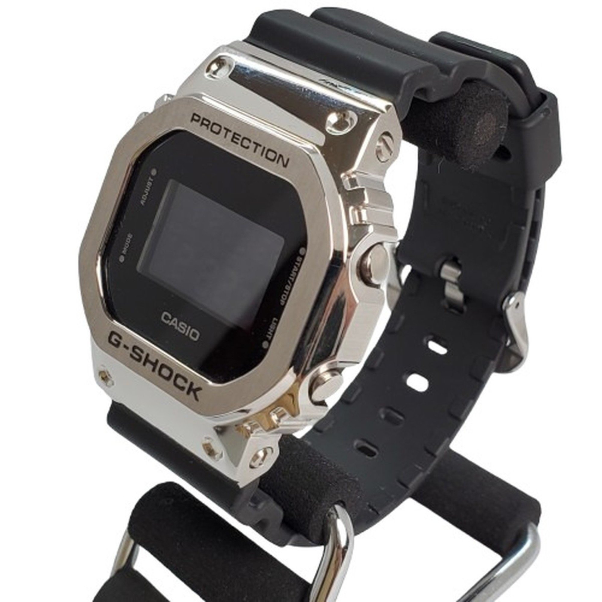 G-SHOCK CASIO Casio Watch GM-5600-1JF ORIGIN Square Face Digital Quartz Black Silver Kaizuka Store