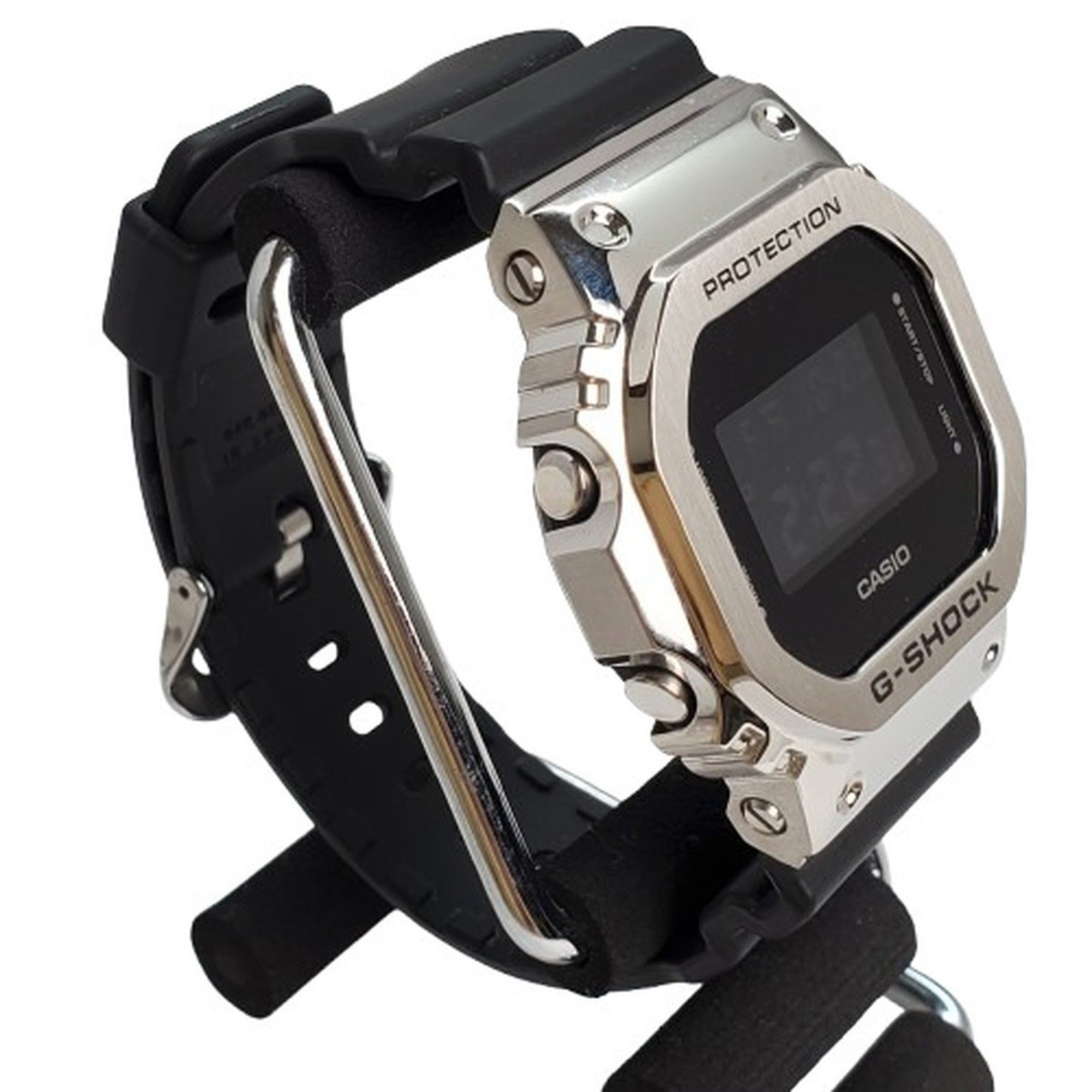 G-SHOCK CASIO Casio Watch GM-5600-1JF ORIGIN Square Face Digital Quartz Black Silver Kaizuka Store