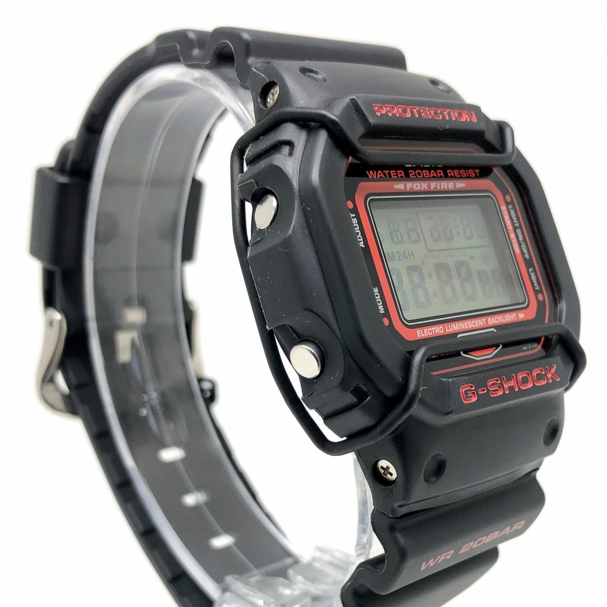 G-SHOCK CASIO Watch DW-5600VT-1T Fairy's Charm Magical Black Red Protector Fairy EL Backlight Released January 1999 Mikunigaoka Store