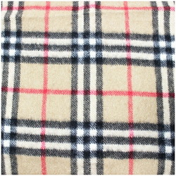 Burberry Cashmere Scarf Camel x Check 144 30 cm Burberrys Men's Women's