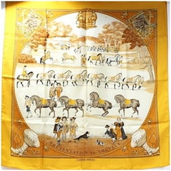 Hermes scarf muffler Carre 90 "PRESENTATION DE CHEVAUX" horse presentation HERMES ladies