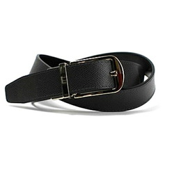 Dunhill Turnbuckle Reversible Leather Belt Black Total Length 109cm Waist 86-101cm (4 Levels of Adjustment) dunhill Men's