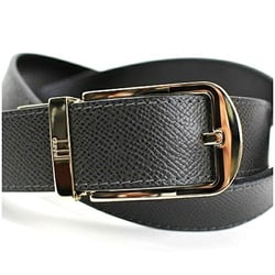 Dunhill Turnbuckle Reversible Leather Belt Black Total Length 109cm Waist 86-101cm (4 Levels of Adjustment) dunhill Men's