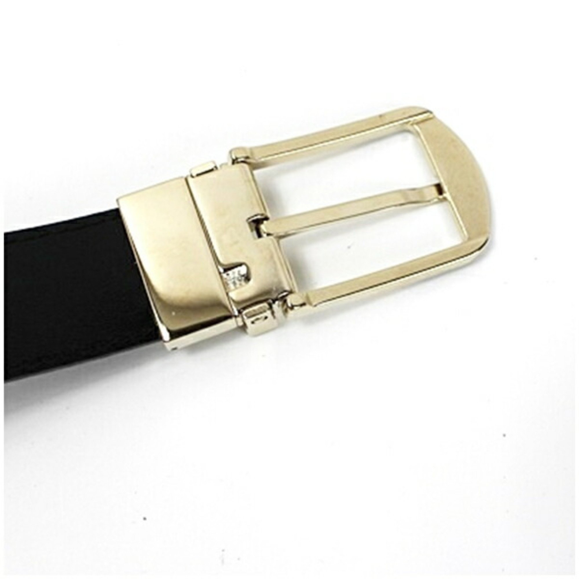 Dunhill Turnbuckle Reversible Leather Belt Black Total Length 109cm Waist 86-101cm (4 Levels of Adjustment) dunhill Men's