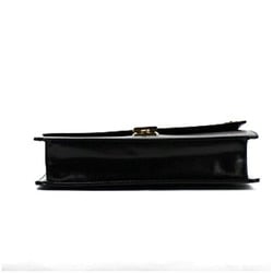 Dunhill clutch bag with dial lock, leather, black, dunhill men's bag, strap