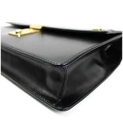 Dunhill clutch bag with dial lock, leather, black, dunhill men's bag, strap