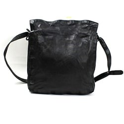 LOEWE Shoulder Bag Leather Black Women's