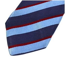 Gucci Silk Narrow Tie Striped Navy x Blue Current Model 562827 428879 4E979 GUCCI Men's