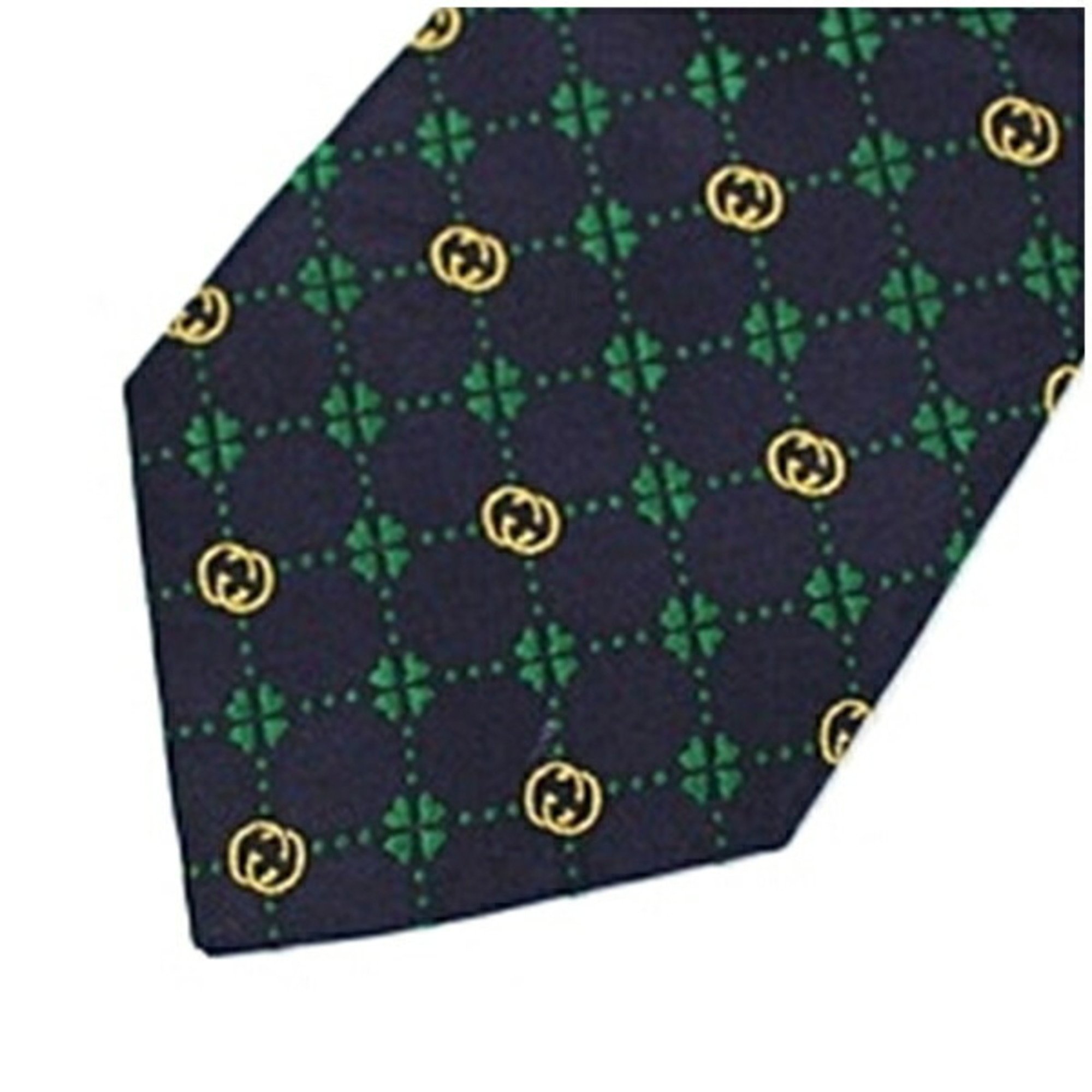 Gucci Silk Narrow Tie Dark Navy Current Model 658242 4E002 GUCCI Men's