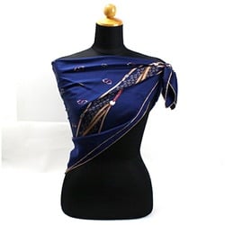 Gucci scarf muffler navy GUCCI women's