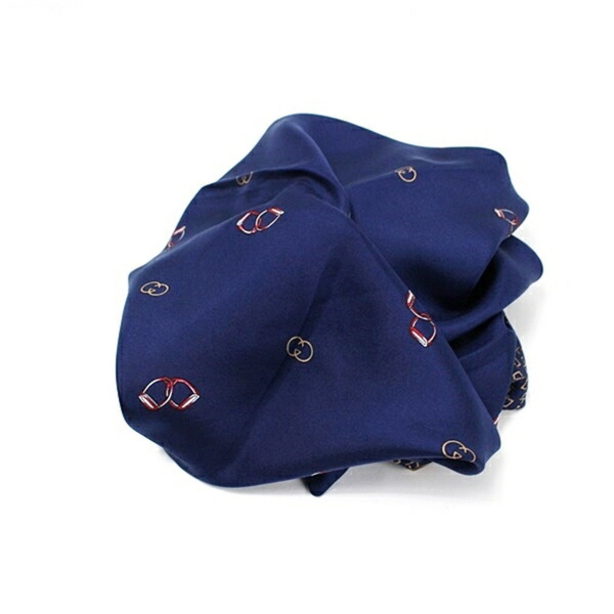 Gucci scarf muffler navy GUCCI women's